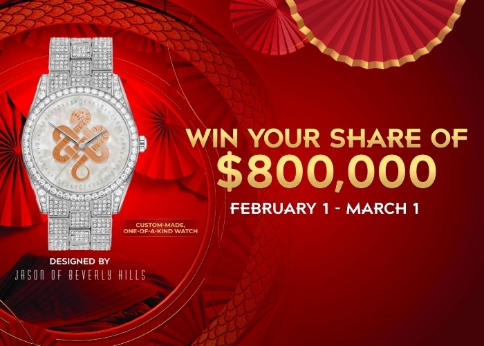 Diamond Watch - Win your share of $800,000 