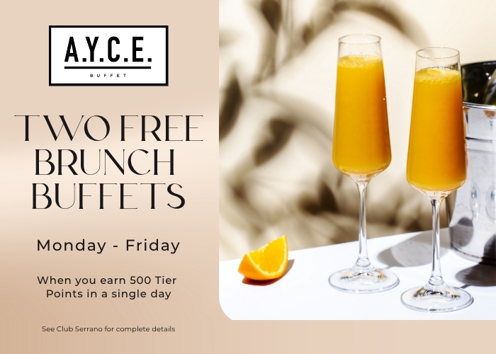 Two Free Brunch Buffets